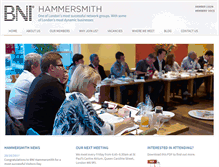 Tablet Screenshot of bni-hammersmith.co.uk